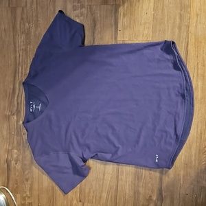 NWOT Men's BYLT Purple "Drop Cut S/S V-Neck LUX"  size XL